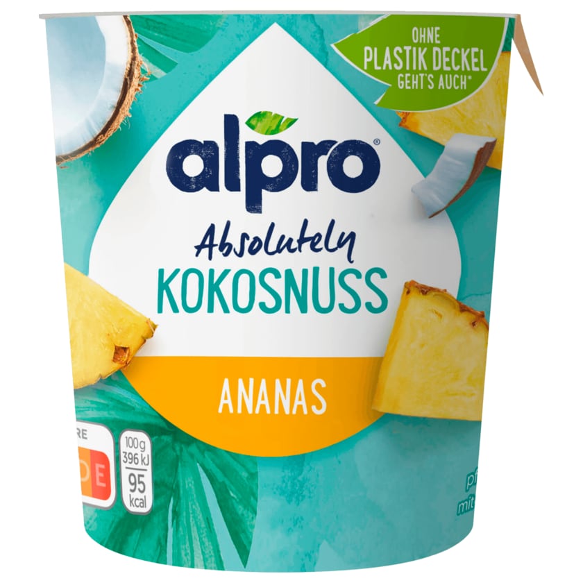 Alpro Absolutely Joghurtalternative Kokosnuss-Ananas 350g